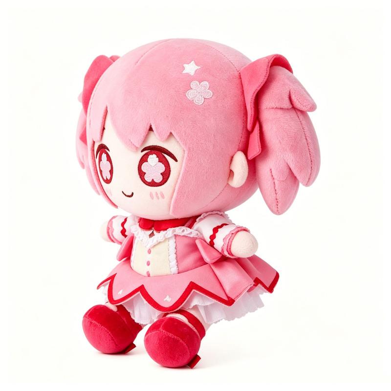 Puella Magi Madoka Magica Plush Doll Madoka Kaname Soft Stuffed Anime Character Toy For Home Decoration Collection Anime Fans
