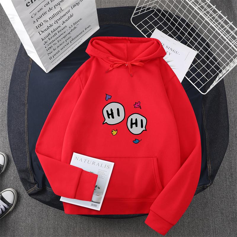Spring/Summer Women's Aesthetic Clothing Men's Sportswear Pattern Hoodie Harajuku Sudadera