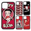 Animation B-Betty Boop PC+TPU Protective Phone Case For IPhone 17 16 Pro Max 15 Plus 14 13 12 11 Cover
