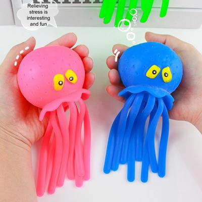 Wasser Krake Spielzeug Stressabbau Squeeze Bade Spielzeug für Kinder Schwimmendes Badespielzeug Kreatives Schwimmbadzubehör