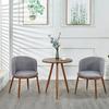 Dining Room Chairs Nordic Style Dining Table With Chairs Set Furniture Cotton Linen Solid Wood Hotel Kitchen Restaurant Stool