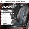 Housse de siège - walser - kimi - noir-bleu - universelle - compatible airbag latéral