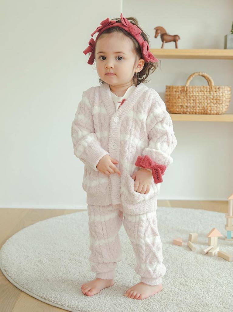 Gelato Pique BABY Baby Moco Ran Striped Long Pants PBNP245417 PNK