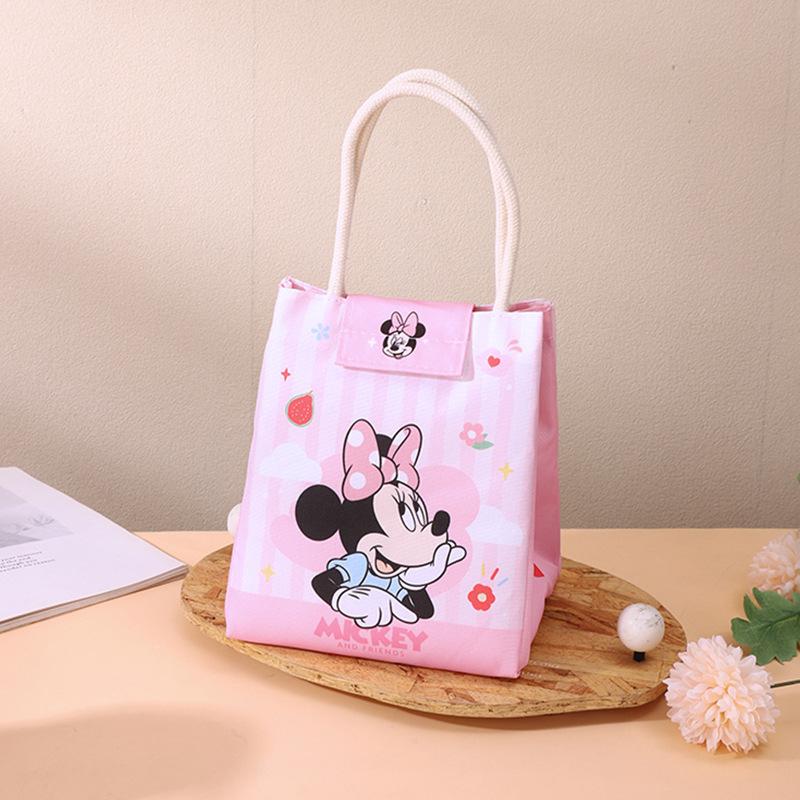 Disney Mickey Serie Geïsoleerde Cartoon Tas Draagbare Lunchtas voor School – Leuke Verdikte Thermische Tas voor Kamperen