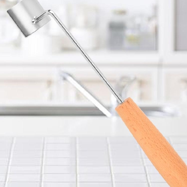 Ergonomic Corn Stripping Tool Stainless Steels Construction Smooth Peeling Corn Peeler Comfortable Wooden Handle