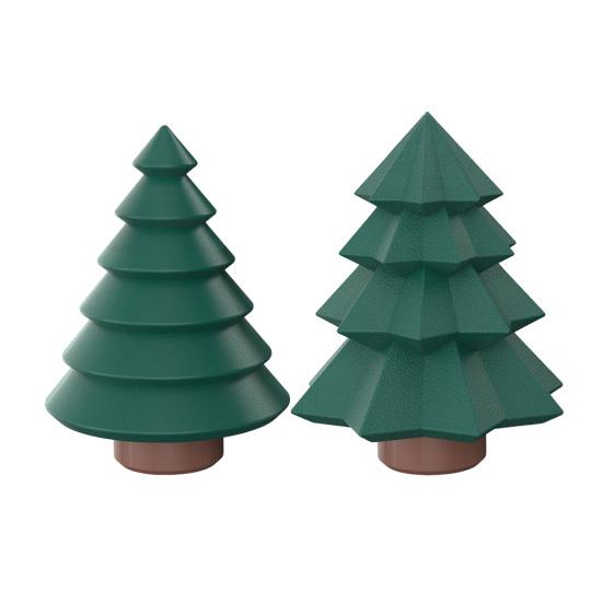 Yousheng Christmas Tree Ornament, One-Piece Molding Piggy Bank with Hidden Money Storage Function, Decorative Holiday Desktop Decoration