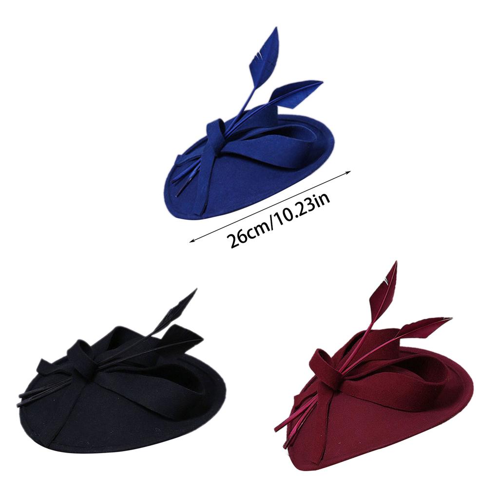 Stilvoller eleganter Pillbox-Hut für Brautpartys Vintage Fascinator-Hut Fascinator-Stirnband für Frauen Hochzeit Kirche