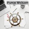 13.97 cm Engraved Working Wheel Compass, Anniversary Gifts For Men, Brass Compass, Birthday Gift For Dad, Groomsmen Gift For Him
