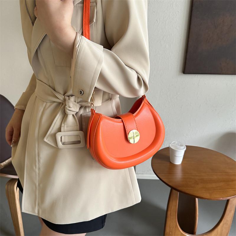 Chic Street Fashion Pu Leather Purse For Women 2023 Trendy Shoulder Bag