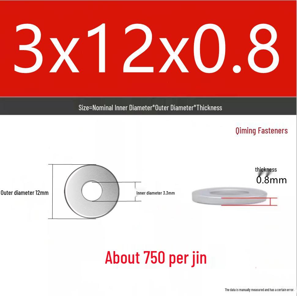 4.8 Grade Galvanized Iron Flat Washer M3-M40 Oversized Metal Screw Gasket Washer