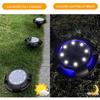 12LED Coloful Oświetlenie Energia słoneczna Zakopane światło Podłoga Decking Outdoor Garden Lawn Path Lamp