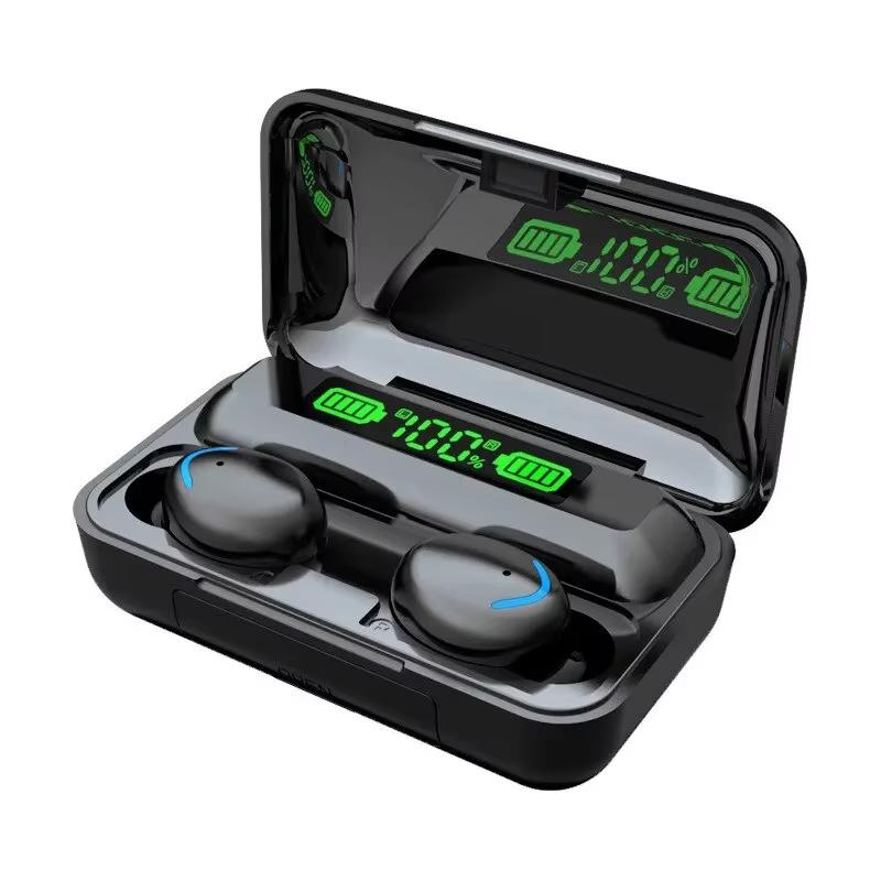 

Bluetooth-навушники 9D Stereo High Bass Спортивні навушники Handsfree Сенсорне керування Tws Бездротові навушники Водонепроникна гарнітура чорний