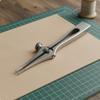Adjustable Spacing Leather Perforate High Carbon Stainless Steel Leatherworking Tool for DIY Hobbyists