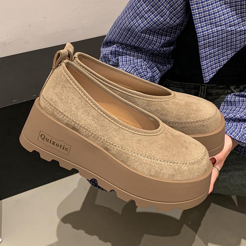 Fashion Platform Flats Sandals Women Casual Sneakers Shoes Loafers Woman 2025 Trend Spring Designer New Suede Comfort Zapatos De Mujer