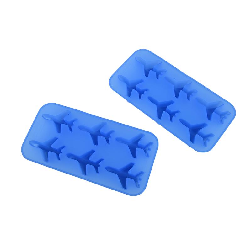 1Pcs Silicone 3D Airplane-Shaped Ice Ball Mold Maker Chocolate Cakes Decoratiion