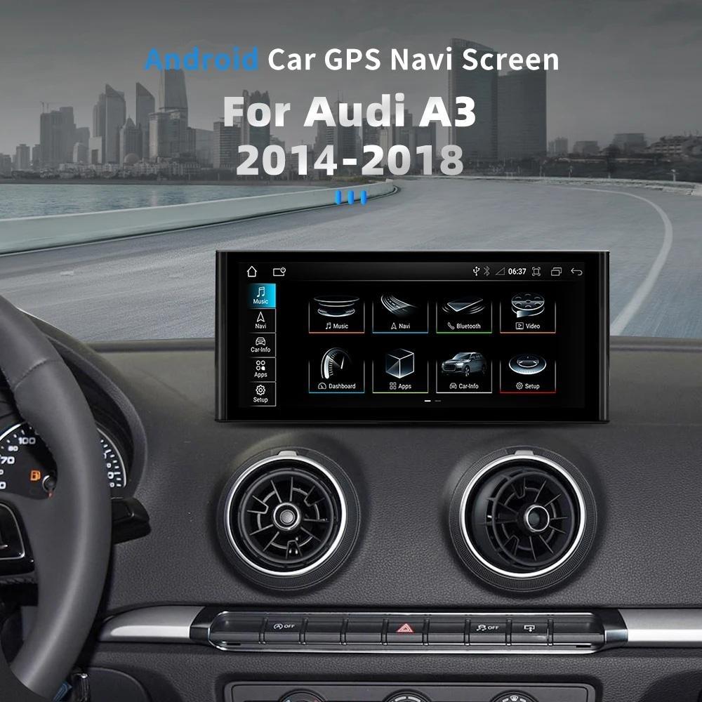 10.25'' Android13 Car Radio For A3 2014-2018 GPS Stereo Multimedia Player CarPlay Auto Headunit Bluetooth 4G Wifi