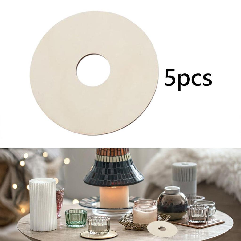5Pcs Wood Candle Wick Centering Devices Hand Tool Lightweight Multifunction Candle Wick Holder for Candle Making Home Ornament
