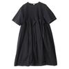 Dimanaf New 2025 Plus Size Summer Dress Women Basic Black Casual Short Sleeve Dress Loose Long Dress