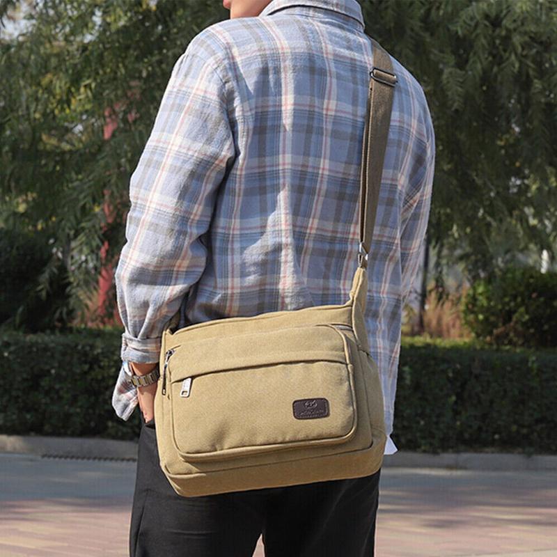 Men Canvas Crossbody Messenger Bag Shoulder Retro Travel Satchel Handbag Gifts
