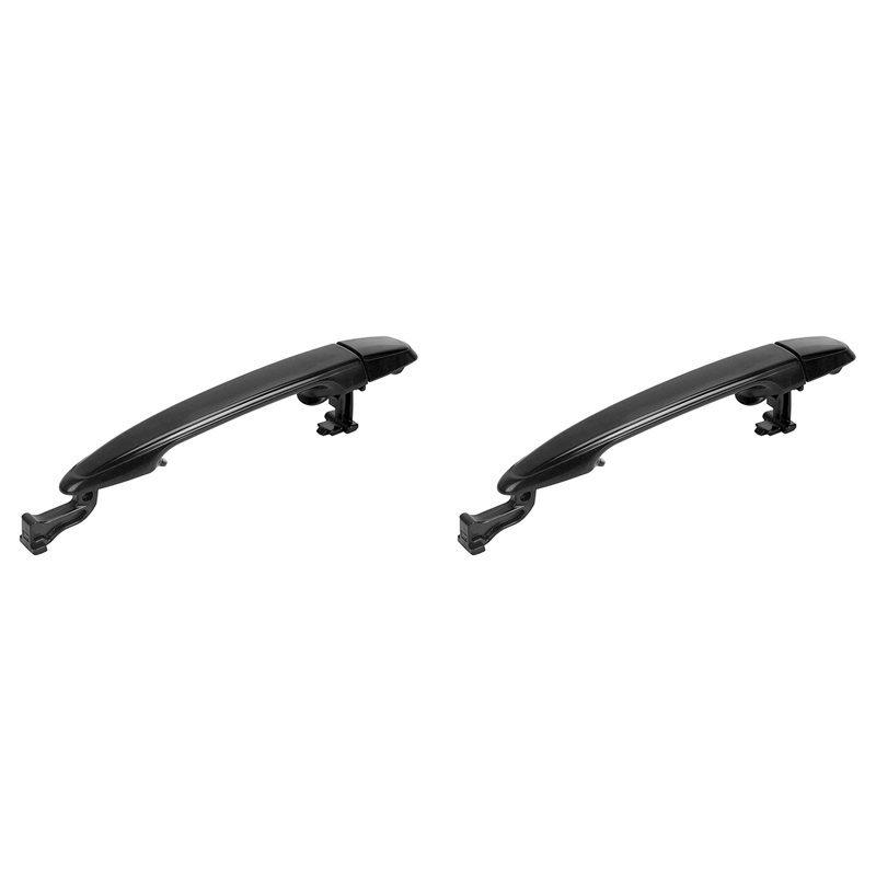 AC30-2X Exterior Rear Sliding Door Handle 69213-08020 For Toyota Sienna 2004-2010 Left/Right Driver/Passenger Side Black