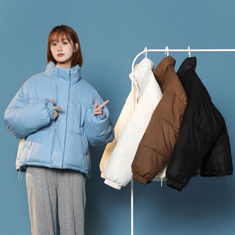 Winter down cotton jacket women's 2025 new versatile design bread jacket ins thickened jacket trend