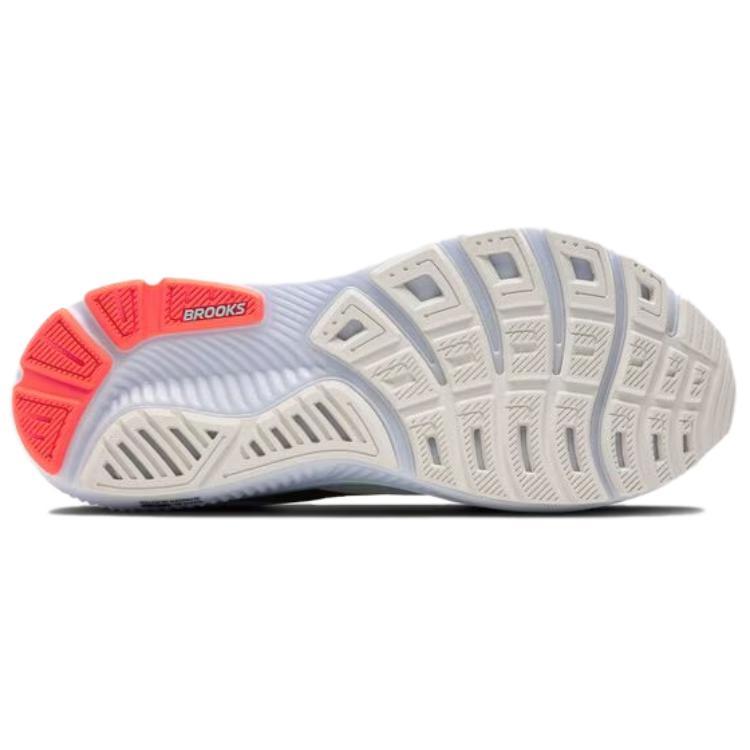 Brooks Ghost 17 2E Wide White Pink Clay Gecko Men Sneakers 110442-2E-112