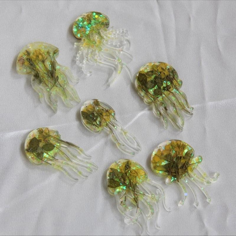 Premium Silicone Ocean Creature Pendant Casting Tool For Handmade Necklaces Earrings And Clay Art Creations