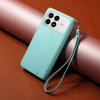 For Xiaomi Redmi K90 5G/Poco F8 Pro Case RFID Blocking Imprinted Dog Pattern PU Leather Phone Cover with Wrist Strap