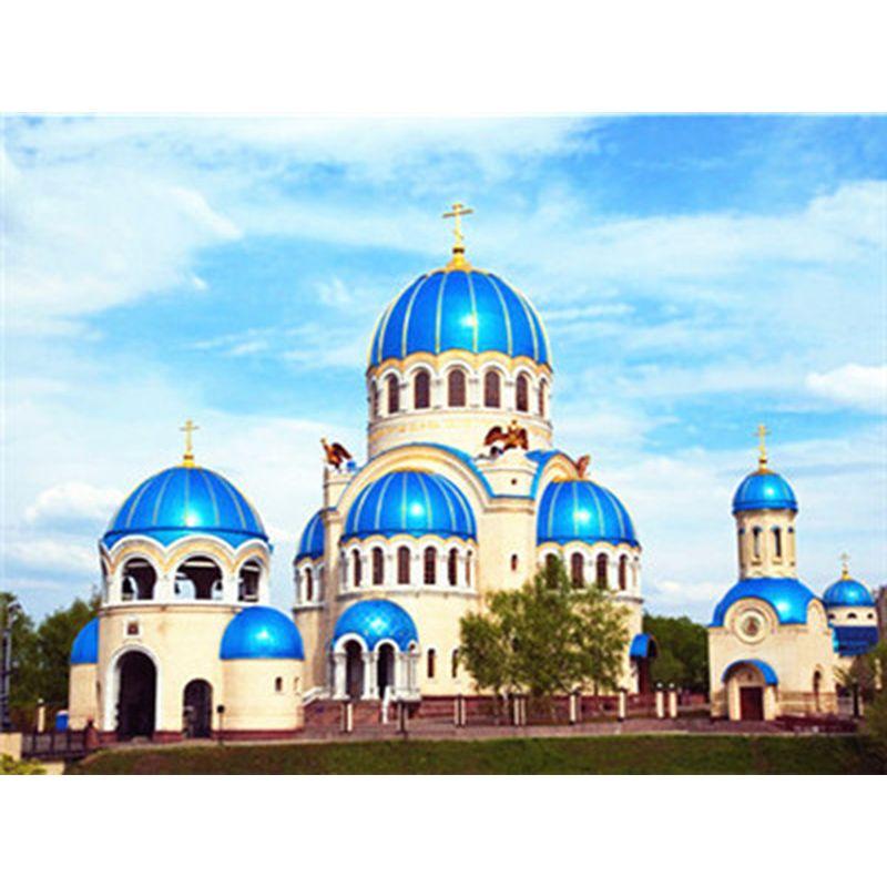 5D Diamant Malerei Straße Mosaik Kreuz Stich Architektur Landschaft Diamant Stickerei Verkauf Winter Home Decor Geschenk