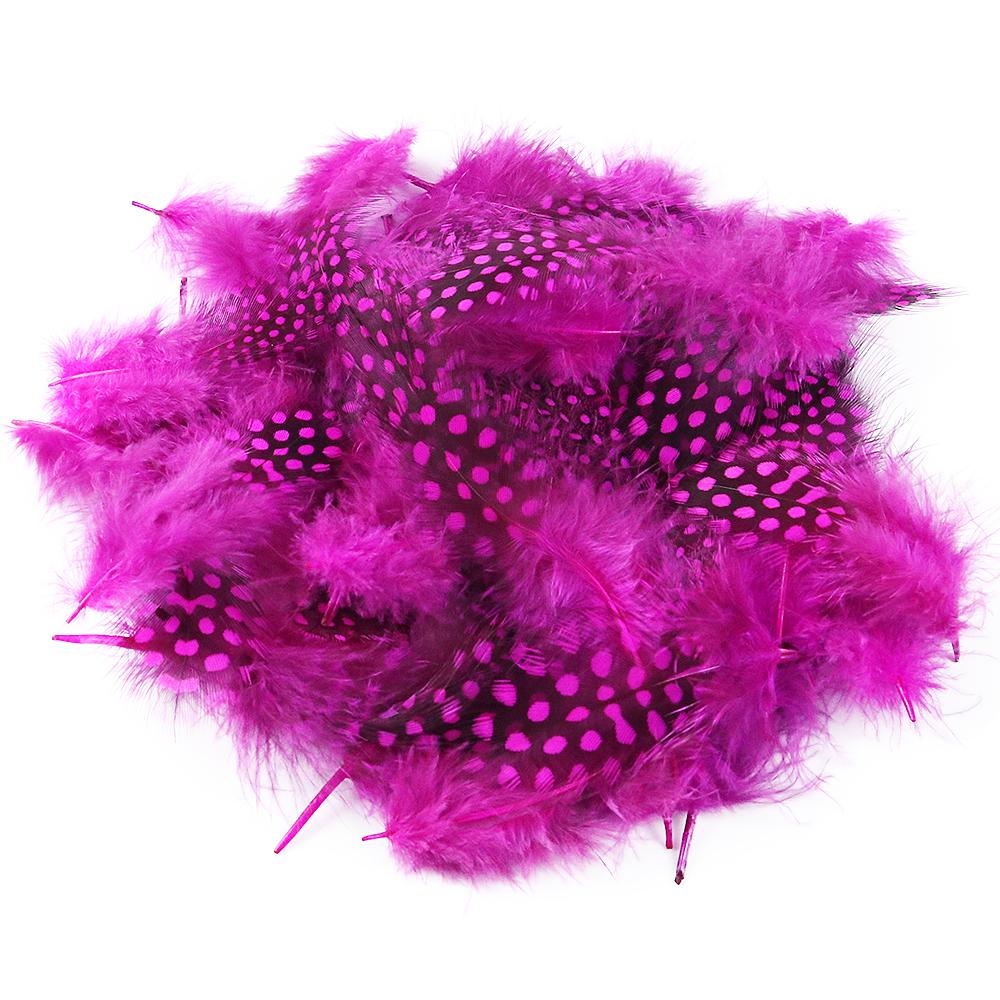 100 шт. Перья цесарки и фазана Натуральные перья Пятнистые 5-8 см Перья для рукоделия Ловец снов Плюмаж для декора 5-10cm 100pcs розы красного