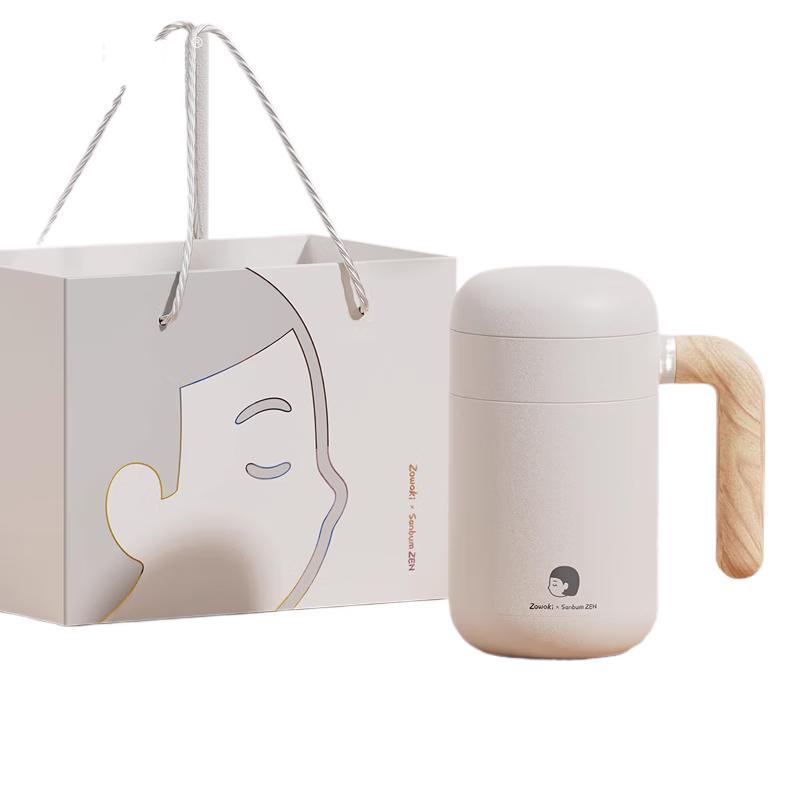 Zaowujie B1-460 Ceramic Tea Infuser Mug with Handle