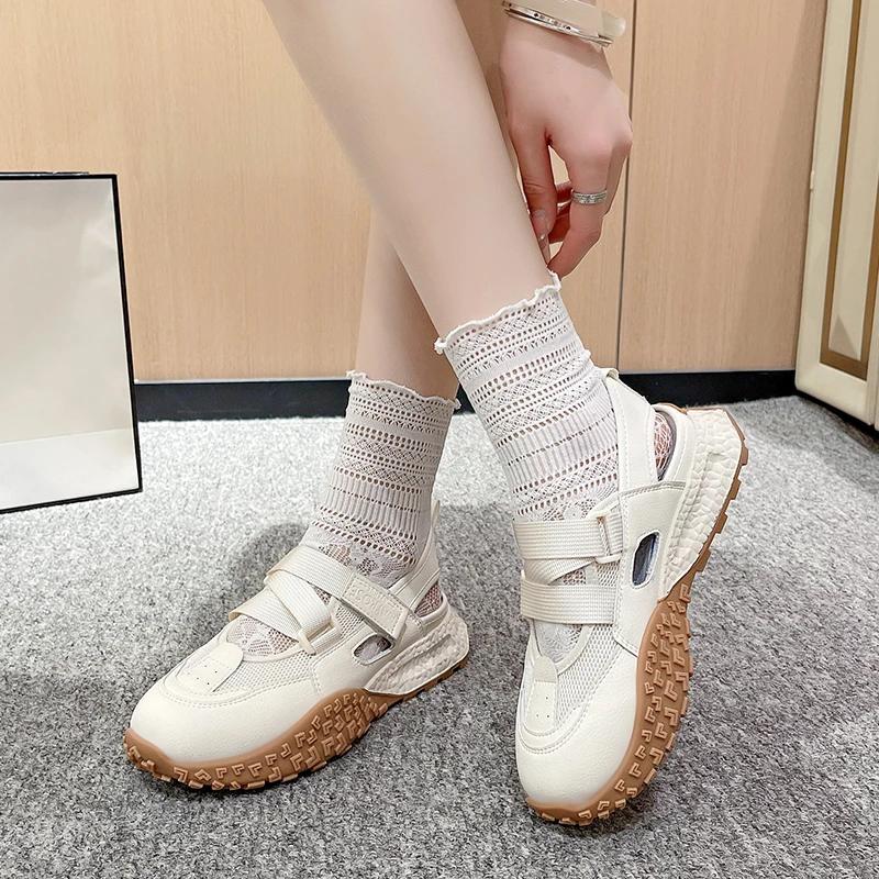 Fashion 2025 New Trend Women's Casual Sneakers Summer Luxury Designer Hollowed Out Sports Shoes High Quality Comfortable Women's Shoes