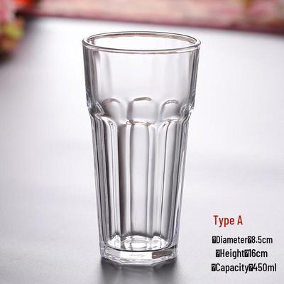 Oktogonales Glasbecher-Set
