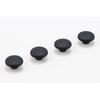 KITACO Cap Bolt Cover (for ABS/M8) Universal, 4-Pack, Black, 0900-000-80116