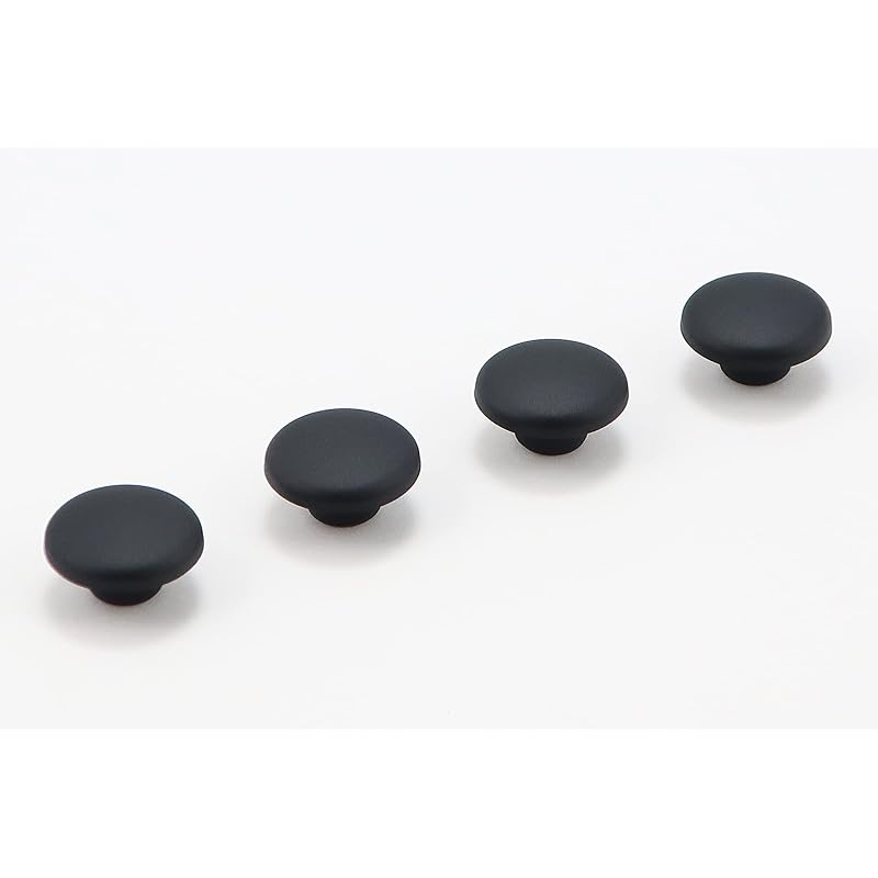 KITACO Cap Bolt Cover (for ABS/M8) Universal, 4-Pack, Black, 0900-000-80116