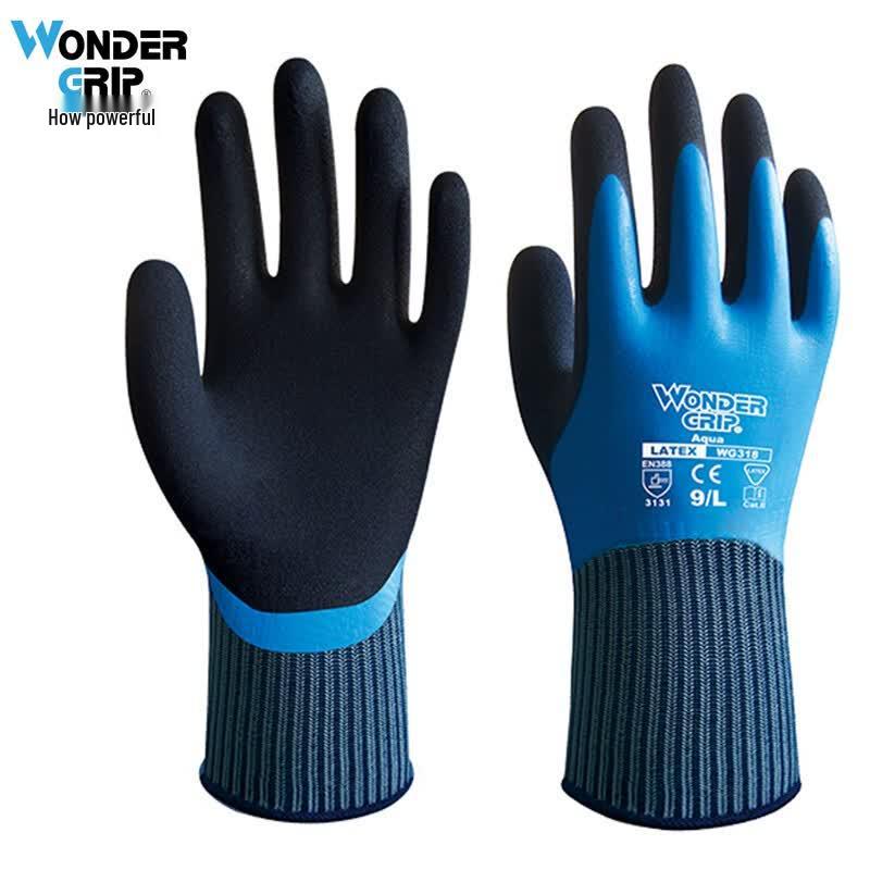 Wonder Grip WG-318 Waterproof Work Gloves L
