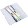 Empty Watercolor Palette with Full/Half Pans Fold-out Mixing Painting Tray-Portable Travel Watercolor Palette for Watercolor