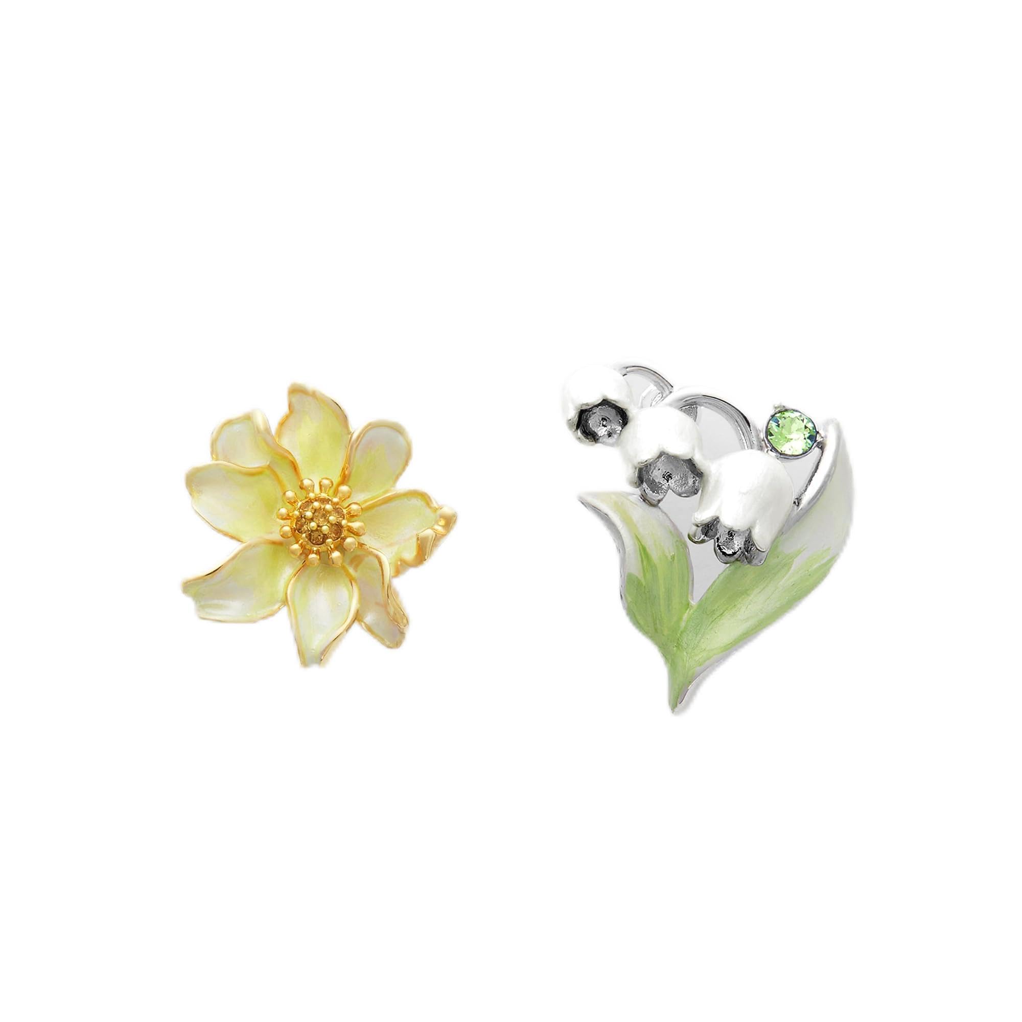 

Lily of the Valley Margaret brooch set VBRV4005 XW [Vendome Boutique] & 2-piece