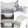 Durable Hose Clamp Stainless Steel Clamp, Adjustable Heavy Duty Clip, Leakproof Universal Metal for Automotive, Plumbing, Garden Connection Clip