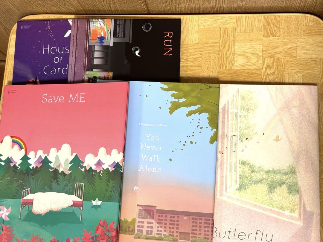 

[Б/У] Книга с графическими текстами BTS, книга с картинками