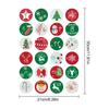 Christmas Advent Calendar Number Paper Stickers Christmas Advent Stickers 1-24 Numbers Stickers for Cards Christmas Decor