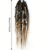 Ombre Textured Dreadlock Ponytail 24Inch Twist Braid Hairpiece Women's Braided Wigs  for Women