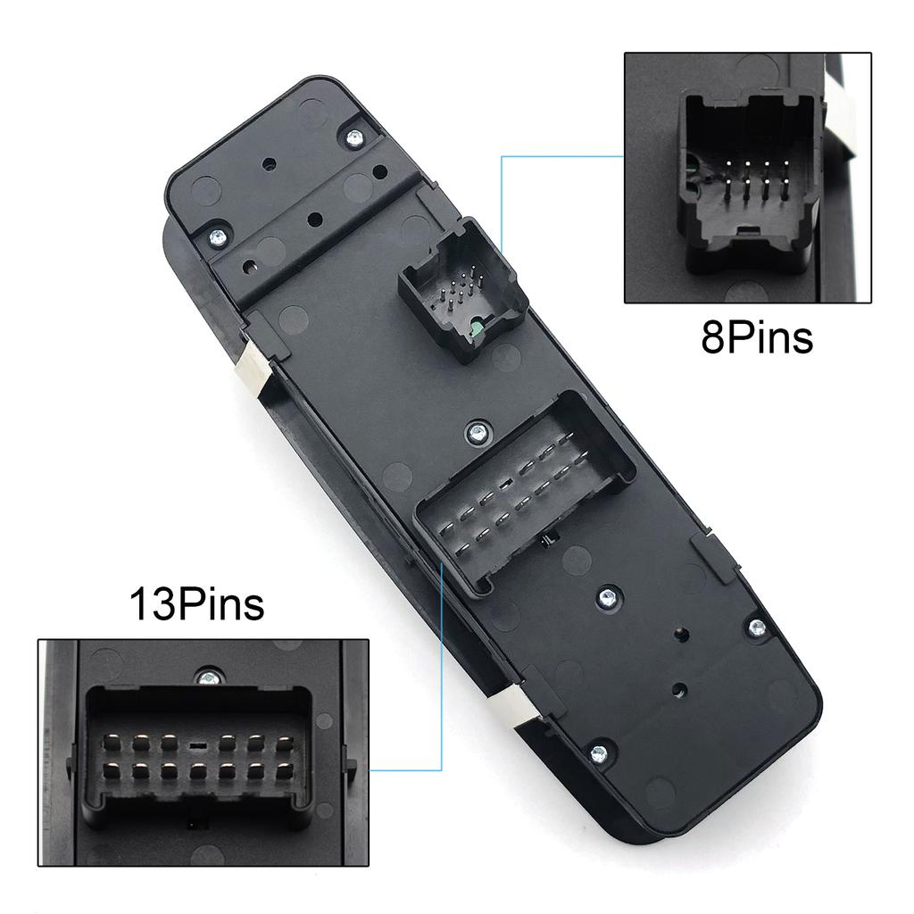 Master Power Window Switch Driver Side 4602632AG 4602632AH For 2008-2012 Jeep Liberty and Dodge Nitro 2009-2010 Dodge Journey From Madlife Garage Master Power Window Switch Driver Side 4602632AG 4602632AH For 2008-2012 Jeep Liberty and Dodge Nitro 2009-2010 Dodge Journey From Madlife Garage
