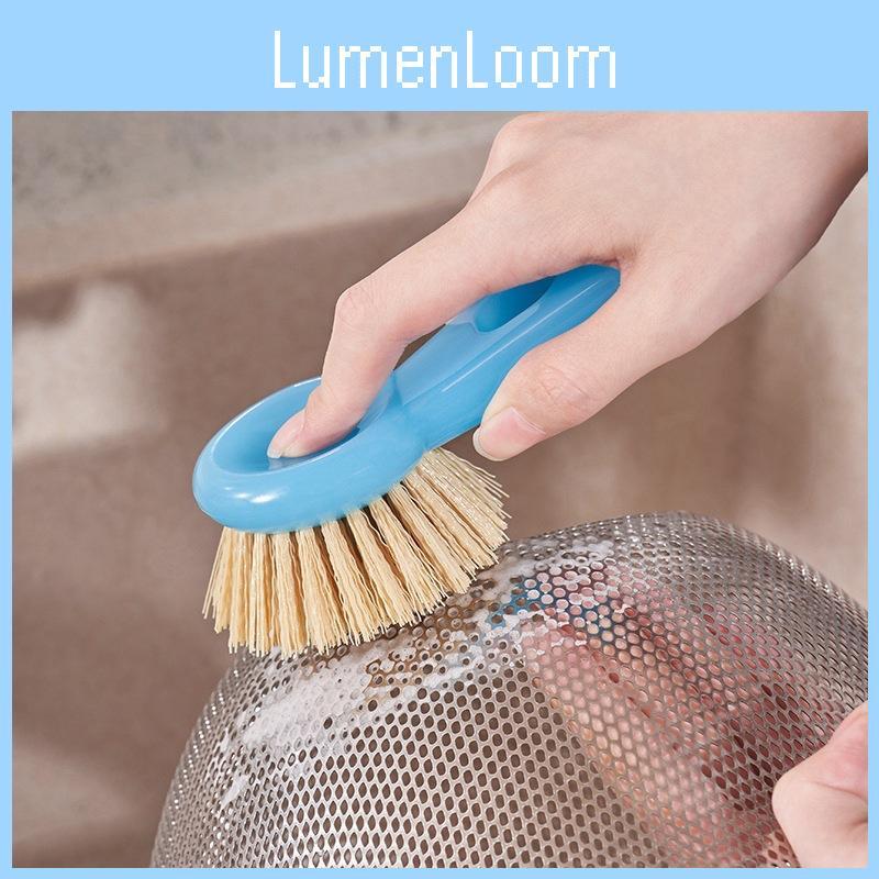 Kitchen Brush Pot With Durable Pp Nylon Handle For Cleaning Easy
