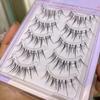 Lower Eyelashes Transparent Stem Full Strip Eyelash Manga Lashes Makeup Tools Fairy False Eyelashes