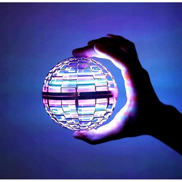 Flying Ufo Ball Lights Up Boomerang Ball Controlled by Hand Pink