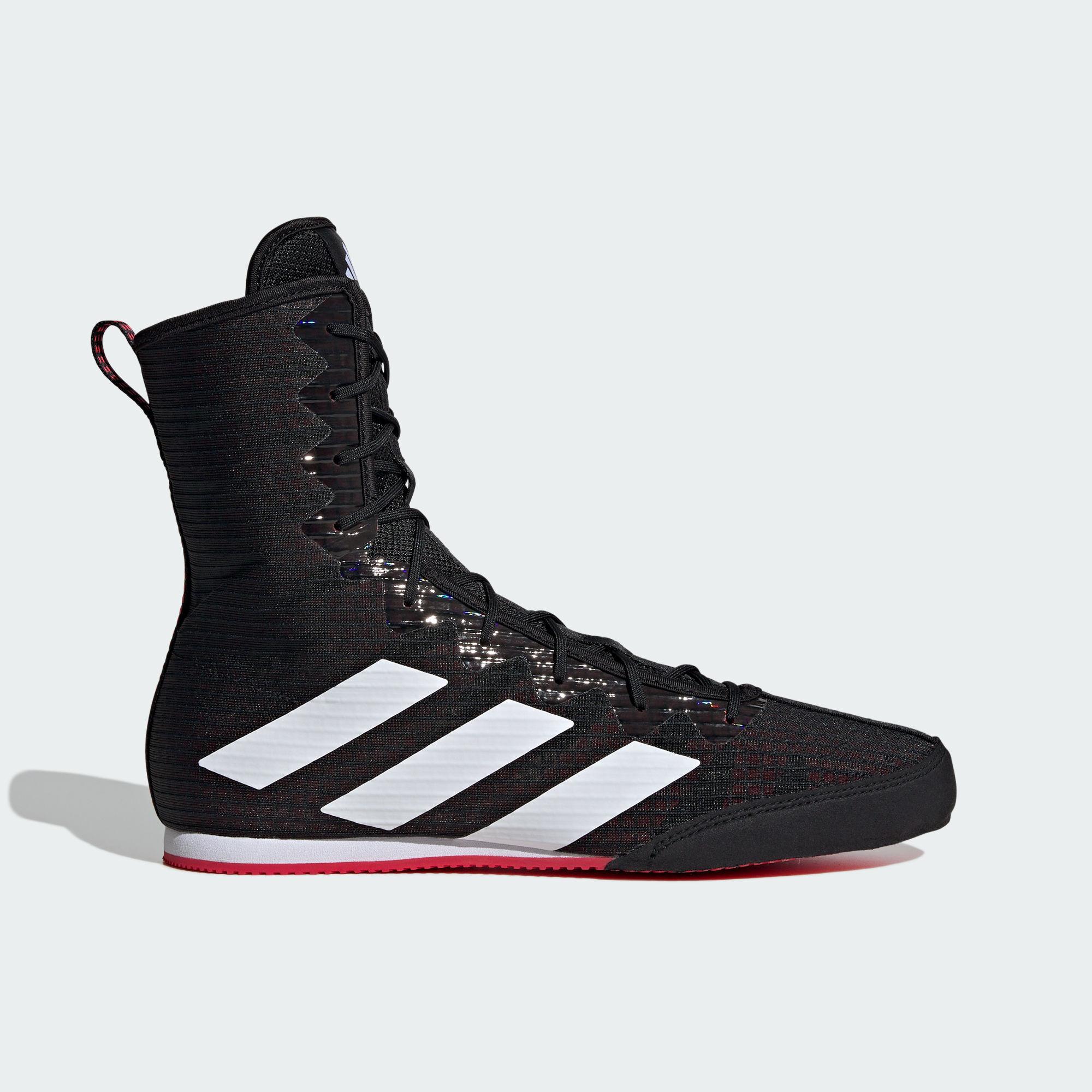 adidas Box Hog 4 Core Black Cloud White Pure Ruby 44