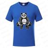 Panda Gym T-Shirts Workout Trainer Print Streetwear Men Women Fashion T Shirt Short Sleeve Clothes Funny Tees Tops Clothing