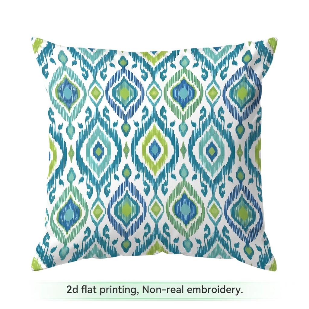 1pcs/4pcs Watercolor Abstract Geometry Cushions Pillowcase Polyester Cushion Cover Throw Pillow Pillowcover Home Car Sofa Decor