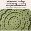 1pc Sunflower Pet Licking Pad Silicone Pet Slow Food Tableware Bowl Suction Cup Dog Licking Pad Slow Food Pad
